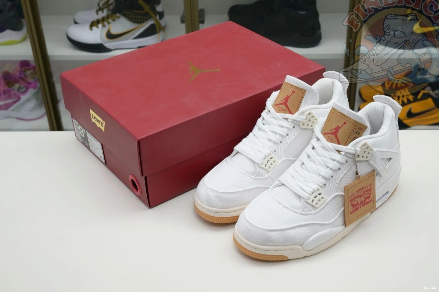 Air (levis 4 Jordan Jordan levis white tag) 1018
